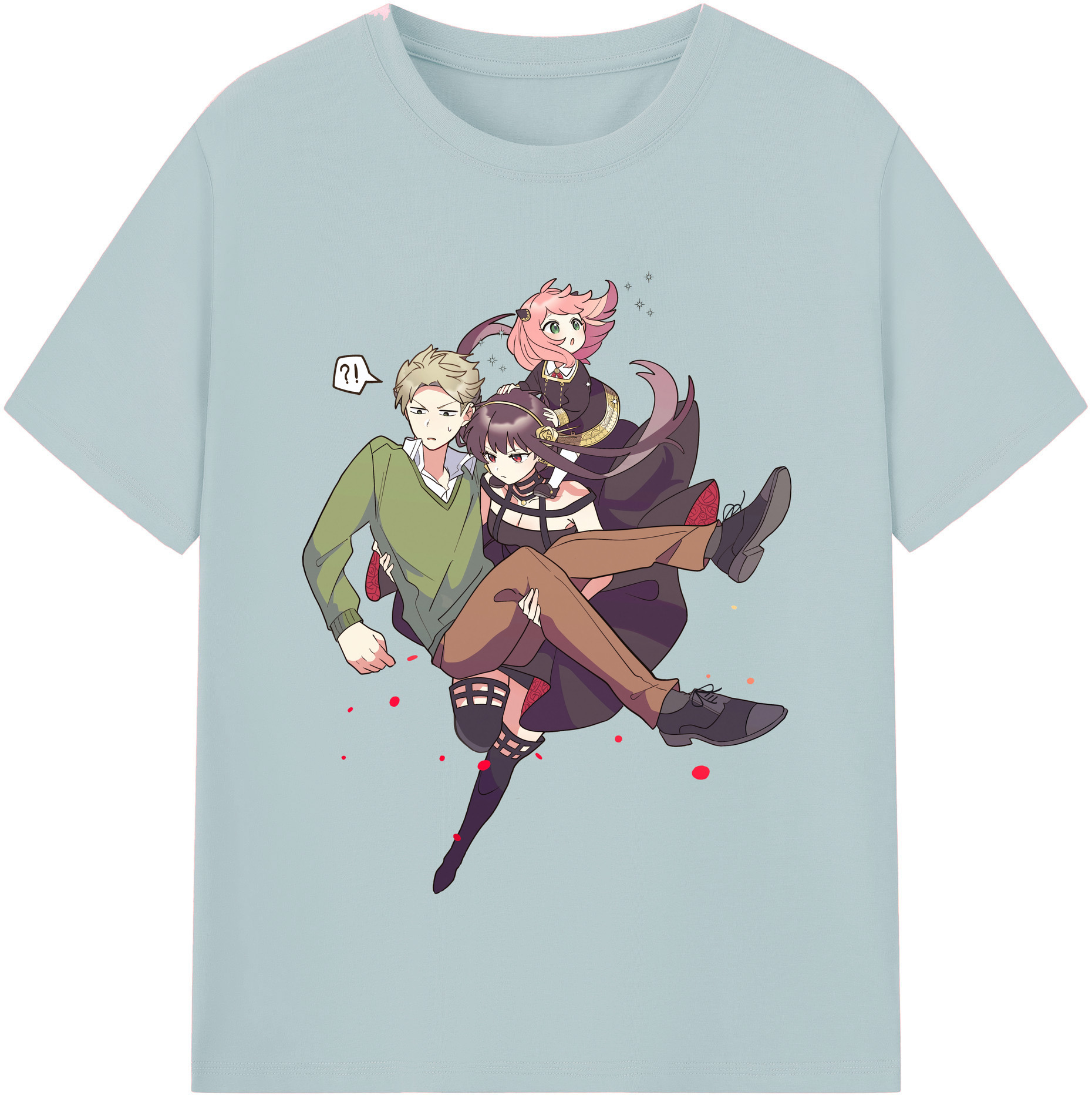 （画像用） SPY×FAMILY间谍家家酒 綿100％半袖Tシャツ（フロントプリント）